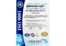 质量管理体系认证证书（中文）